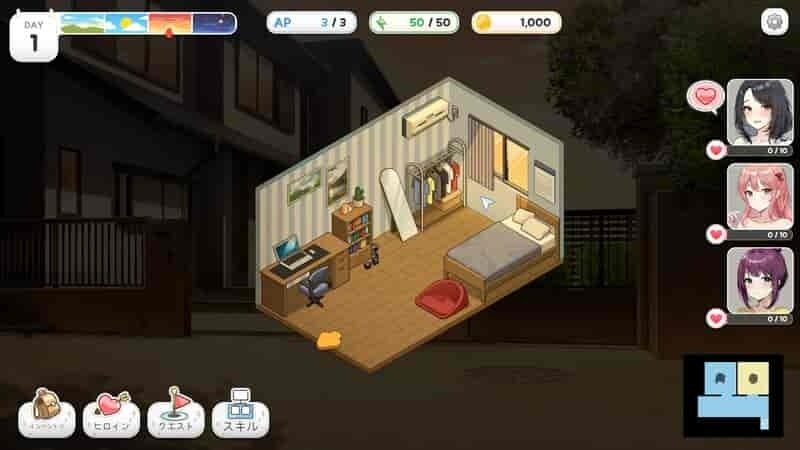 巫女日常~与笨拙青梅竹马的悠闲乡村性活 操作界面 页面配图 7